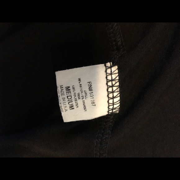 Kim & MIA Black Top with Sheer Back Tunic - Picture 7 of 8